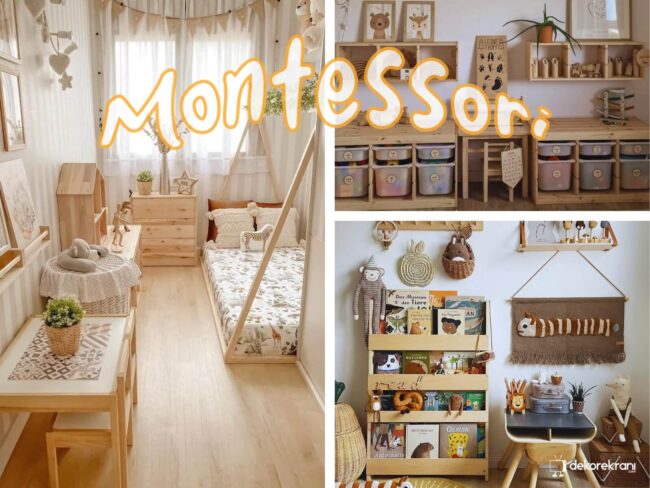 Montessori Çocuk Ve Bebek Odası Dekorasyonu | Dekor Ekranı